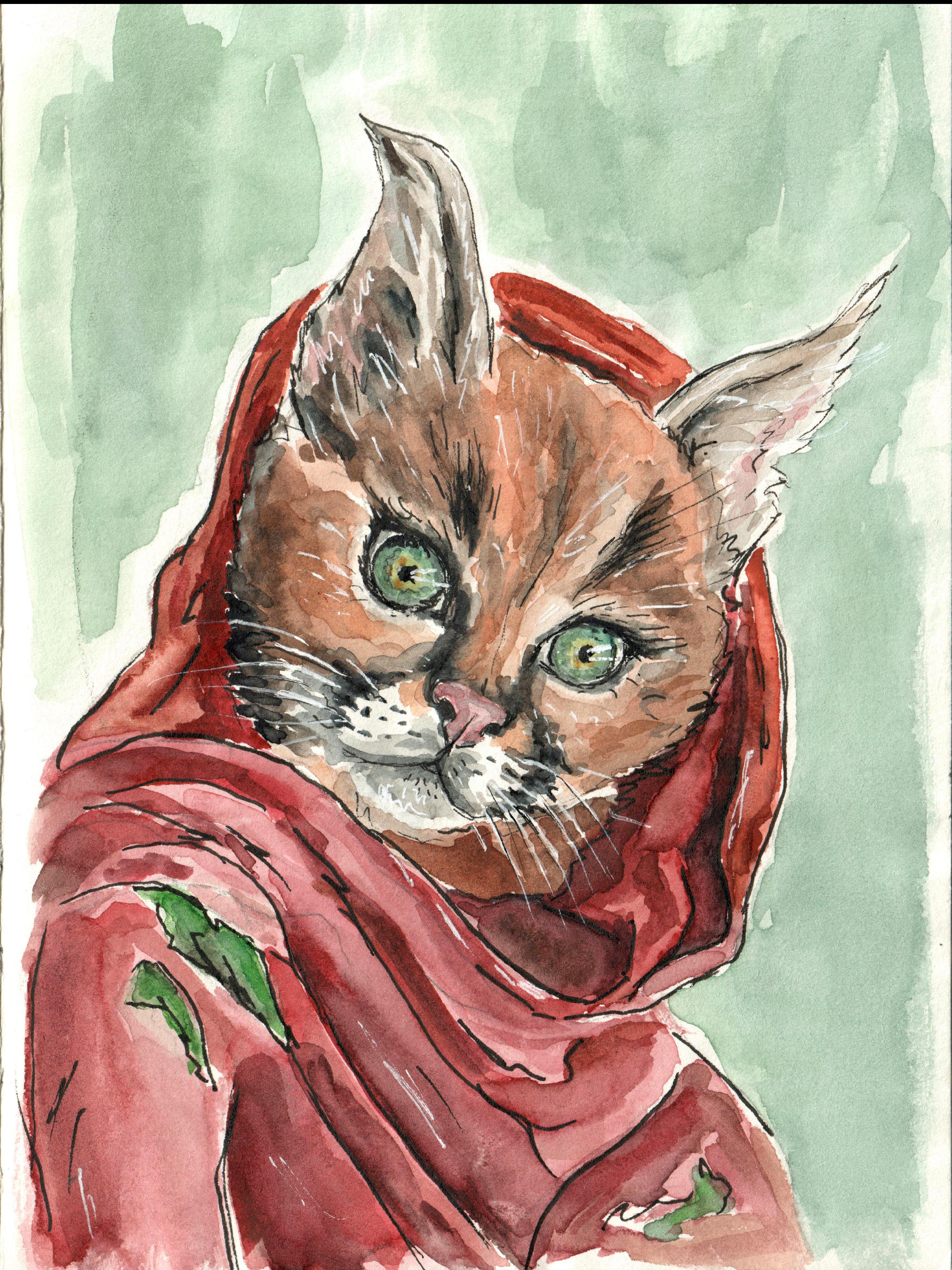 #Котоскетч Ну ее то легко узнать! Хотя личность девочки оставалась неизвестной более 17 лет... Гула