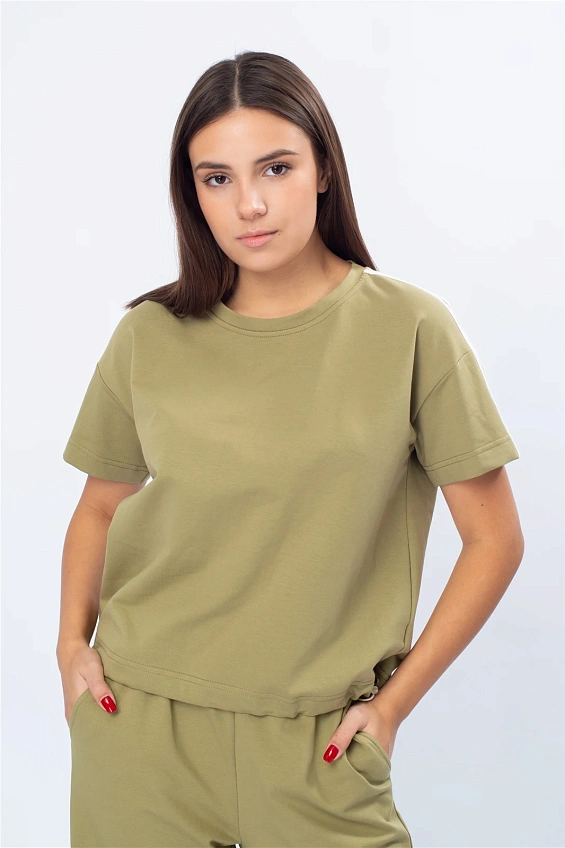 Футболка женская 6066.FPD оптом от производителя Ledinika